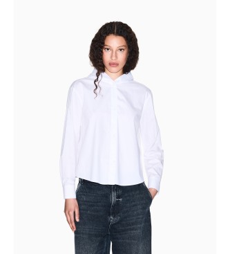 AIX Armani Exchange Camisa con Capucha blanco