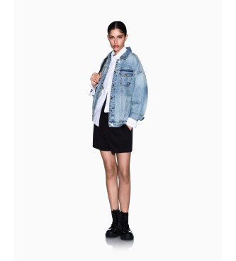 A|X Armani Exchange Kratka bela srajca Oxford iz bomba?a
