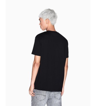 A|X Armani Exchange T-shirt black patch
