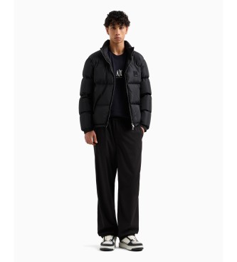 AIX Armani Exchange Majica z logotipom mornarska modrina