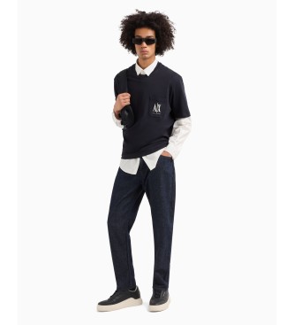 A|X Armani Exchange T-shirt Relax marine