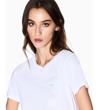 A|X Armani Exchange Regular fit T-shirt met witte icoon patch
