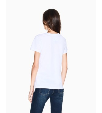 A|X Armani Exchange Regular fit T-shirt met witte icoon patch