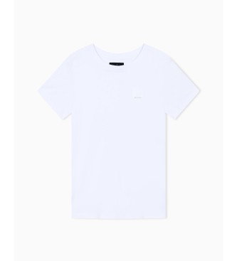 A|X Armani Exchange Regular fit T-shirt met witte icoon patch