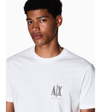 A|X Armani Exchange Camiseta de corte regular blanco