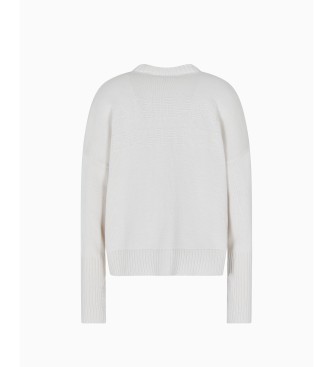 AIX Armani Exchange Alsidig hvid cardigan