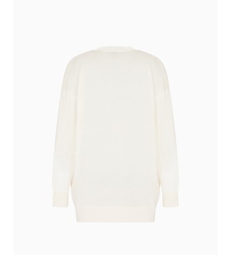 AIX Armani Exchange Beige strikket cardigan