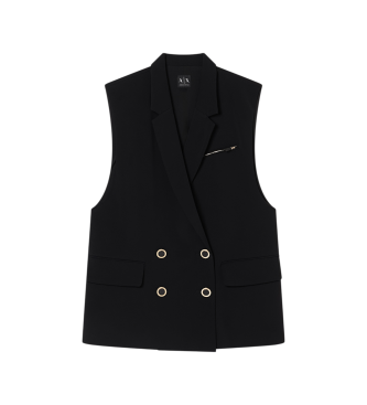 A|X Armani Exchange Waistcoat Waistcoat black