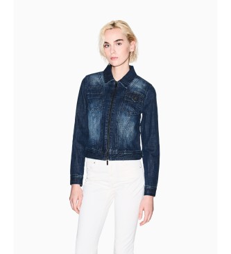 AIX Armani Exchange Chaqueta Denim azul
