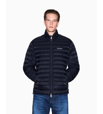 AIX Armani Exchange Jakna s puhom za mornarico