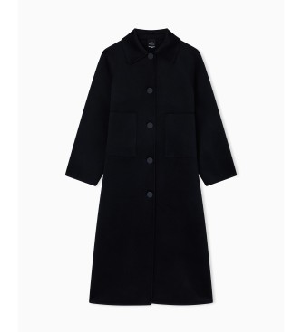 Armani Exchange Classico cappotto nero