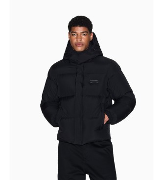 Armani Exchange Oblikovanje Plašč črn
