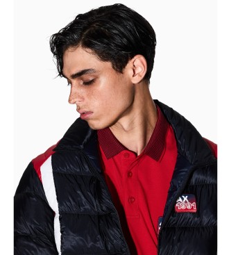 A|X Armani Exchange Casaco com riscas azul-marinho