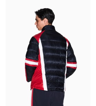 A|X Armani Exchange Casaco com riscas azul-marinho