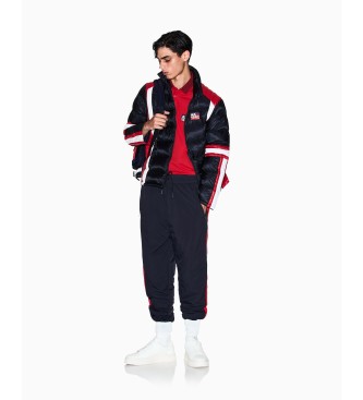 A|X Armani Exchange Casaco com riscas azul-marinho