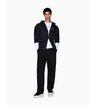 AIX Armani Exchange Jakna s puhom črna
