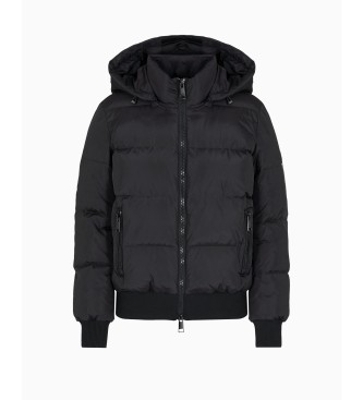 Armani Exchange Cappotto nero in piuma