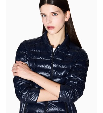 A|X Armani Exchange Casaco de penas azul-marinho