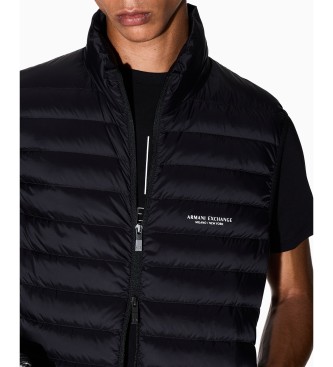 AIX Armani Exchange Vazaljon Navzdol Trak črn