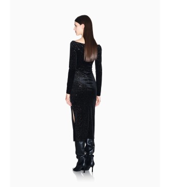 Armani Exchange Black fitted dress