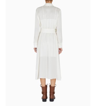 AIX Armani Exchange White dress with hidden buttons