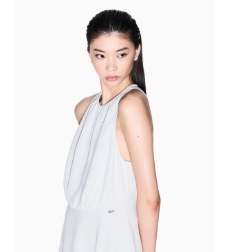 A|X Armani Exchange Kjole med hvid elastikdetalje