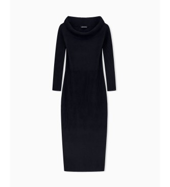 Armani Exchange Vestido maxi preto