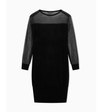 Armani Exchange Vestido bodycon preto