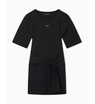 A|X Armani Exchange Robe noire ronde