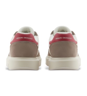 Armani Exchange Trningssko engelsk hvid