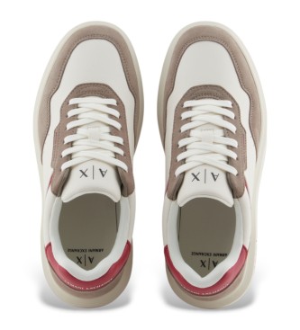 Armani Exchange Trningssko engelsk hvid