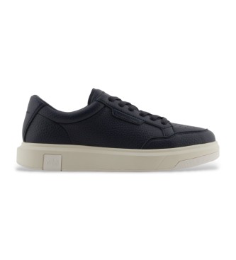 Armani Exchange Trainers logo navy