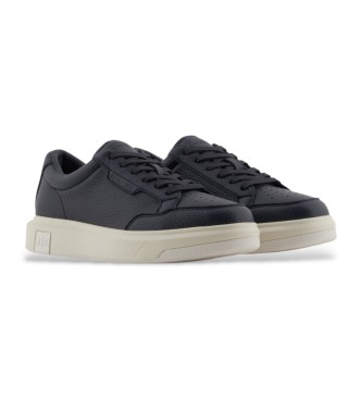 Armani Exchange Trainers logo navy