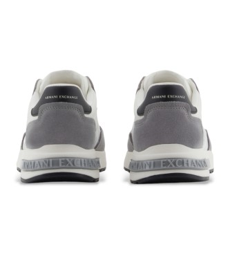 Armani Exchange Grey logo trainers