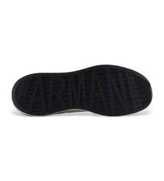 Armani Exchange Grey logo trainers