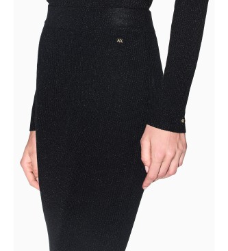 A|X Armani Exchange High Waisted Skirt black
