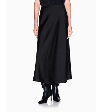 AIX Armani Exchange Midi skirt black