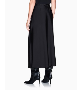 AIX Armani Exchange Midi skirt black