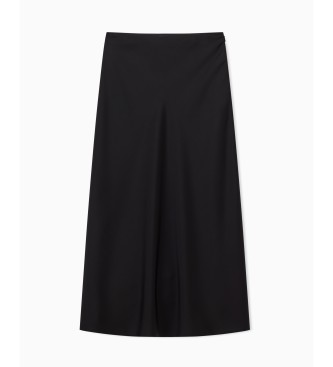 AIX Armani Exchange Midi skirt black
