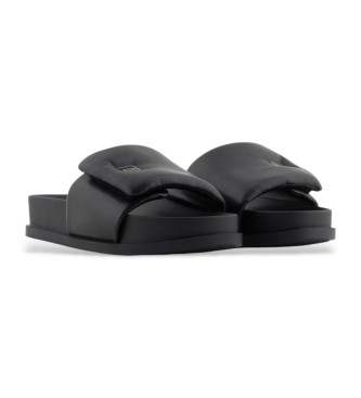 Armani Exchange Sandlias Super So preto