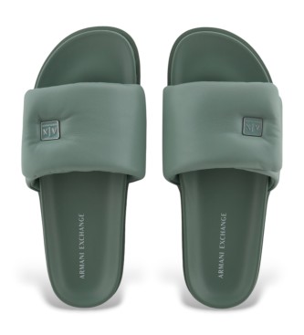 Armani Exchange Chanclas Cross-RTW verde