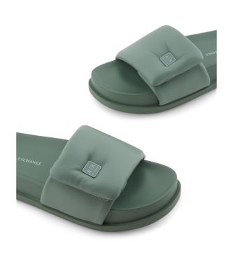 Armani Exchange Chanclas Cross-RTW verde