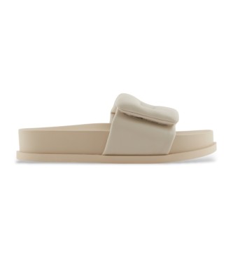 Armani Exchange Super beige flip flops