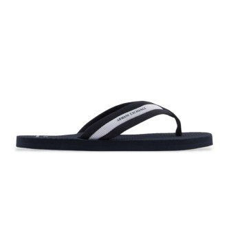 Armani Exchange Slippers Nylon Web navy