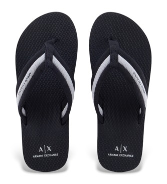 Armani Exchange Slippers Nylon Web navy