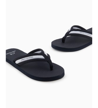 Armani Exchange Slippers Nylon Web marine