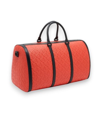 Armani Exchange Duffle bag red