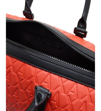 Armani Exchange Duffle bag red