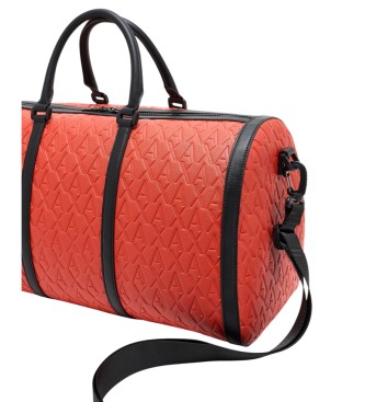 Armani Exchange Duffle bag red