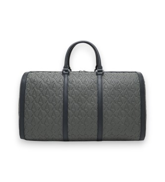Armani Exchange Grey Duffle Bag